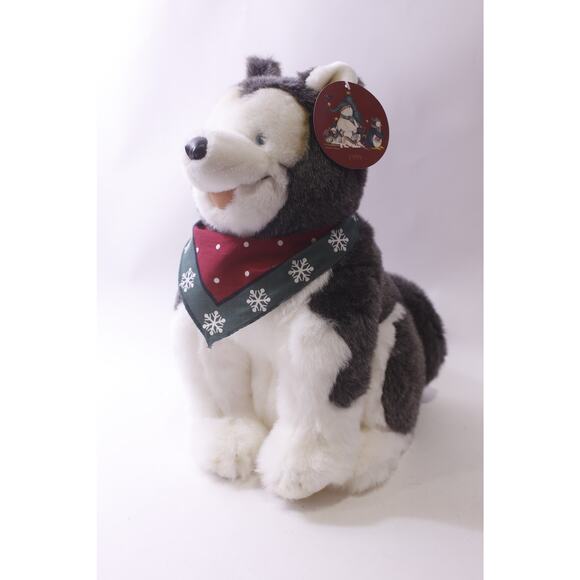 Mervyn's, Husky Dog, 1999, Debbie Mumm, Christmas, Soft Toy, ~ 250729-WH 1333 - Picture 1 of 4